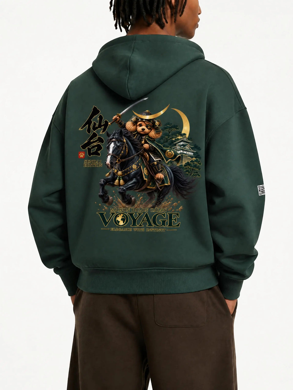SENDAI｜オーバーサイズ フリースボクシーフーディー / Essential Oversized Fleece Boxy Hoodie
