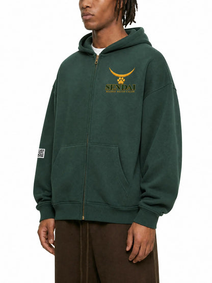 SENDAI｜オーバーサイズ フリースボクシーフーディー / Essential Oversized Fleece Boxy Hoodie