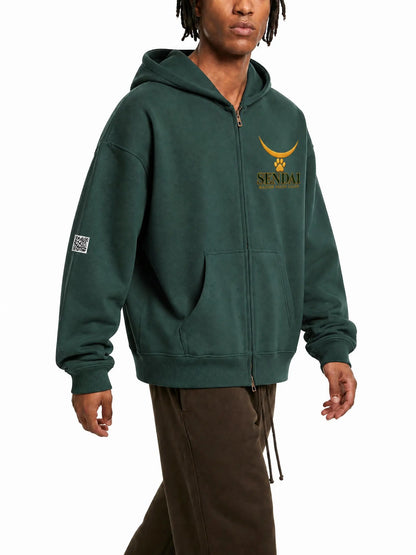 SENDAI｜オーバーサイズ フリースボクシーフーディー / Essential Oversized Fleece Boxy Hoodie