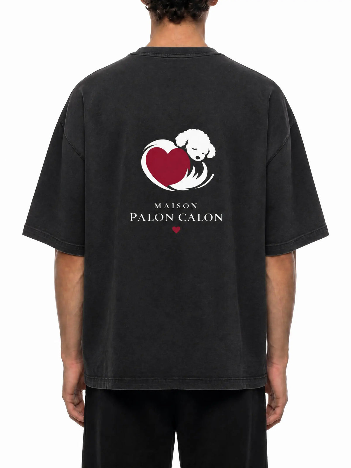 CALON HEART ｜ユニセックス ヴィンテージウォッシュ フルジップ デニムシャツ