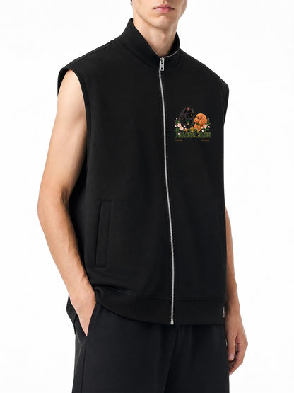 KAGURAZAKA | ヘビーウェイト スタンドカラーベスト / Essential Heavyweight Vest
