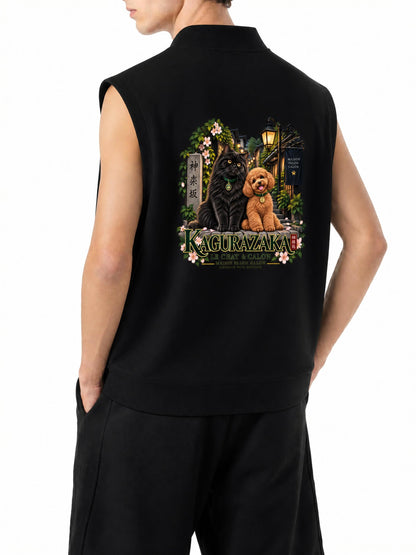 KAGURAZAKA | ヘビーウェイト スタンドカラーベスト / Essential Heavyweight Vest