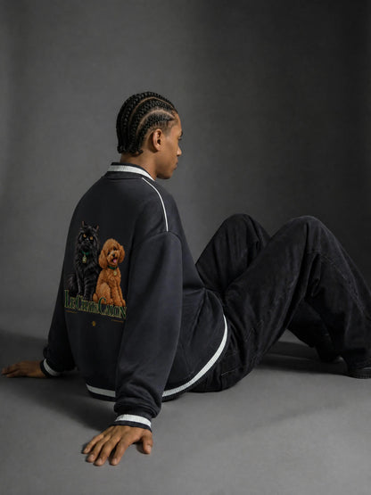 CAT | コントラストパイピング ジップボンバージャケット / Contrast Piping Zip Bomber Jacket