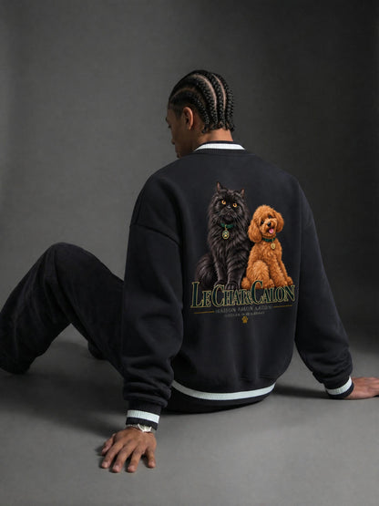 CAT | コントラストパイピング ジップボンバージャケット / Contrast Piping Zip Bomber Jacket