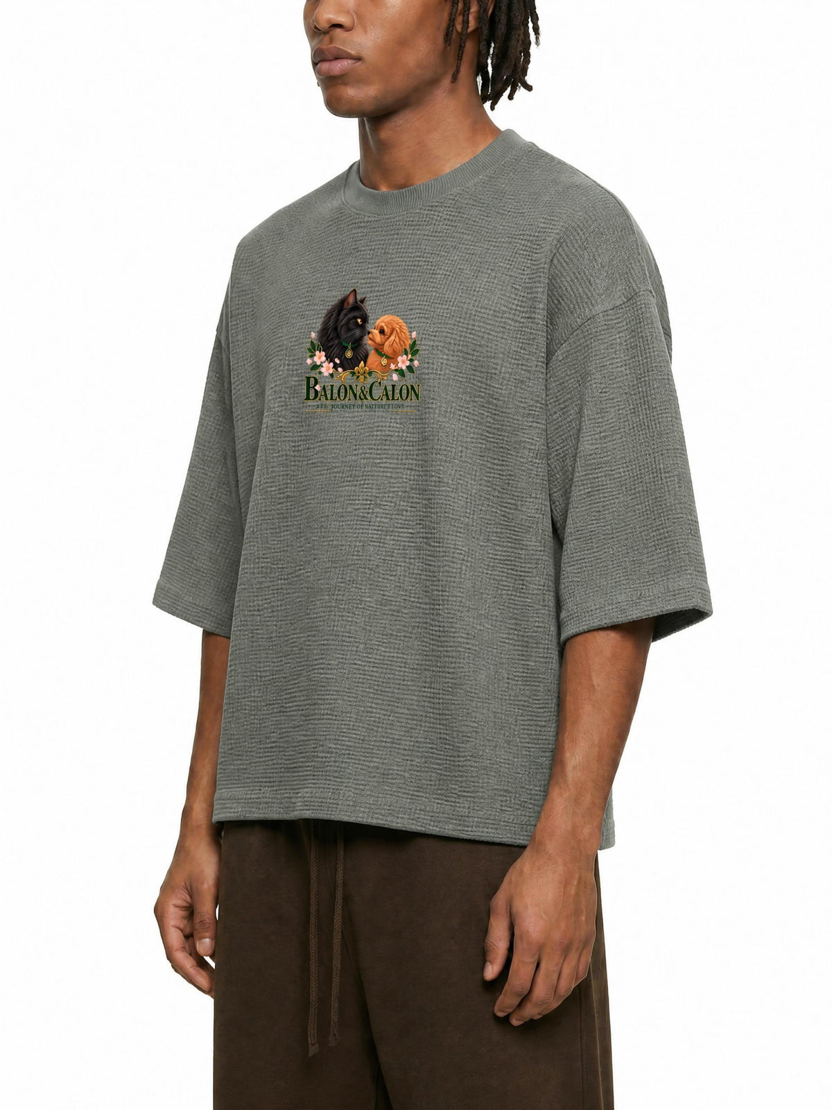 Unisex Waffle Boxy T-Shirt