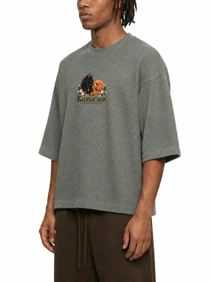 Unisex Waffle Boxy T-Shirt