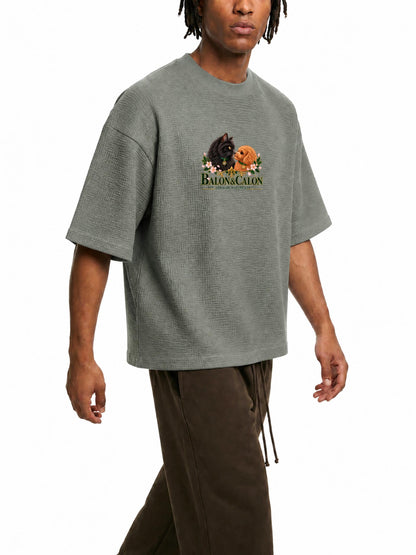 Unisex Waffle Boxy T-Shirt