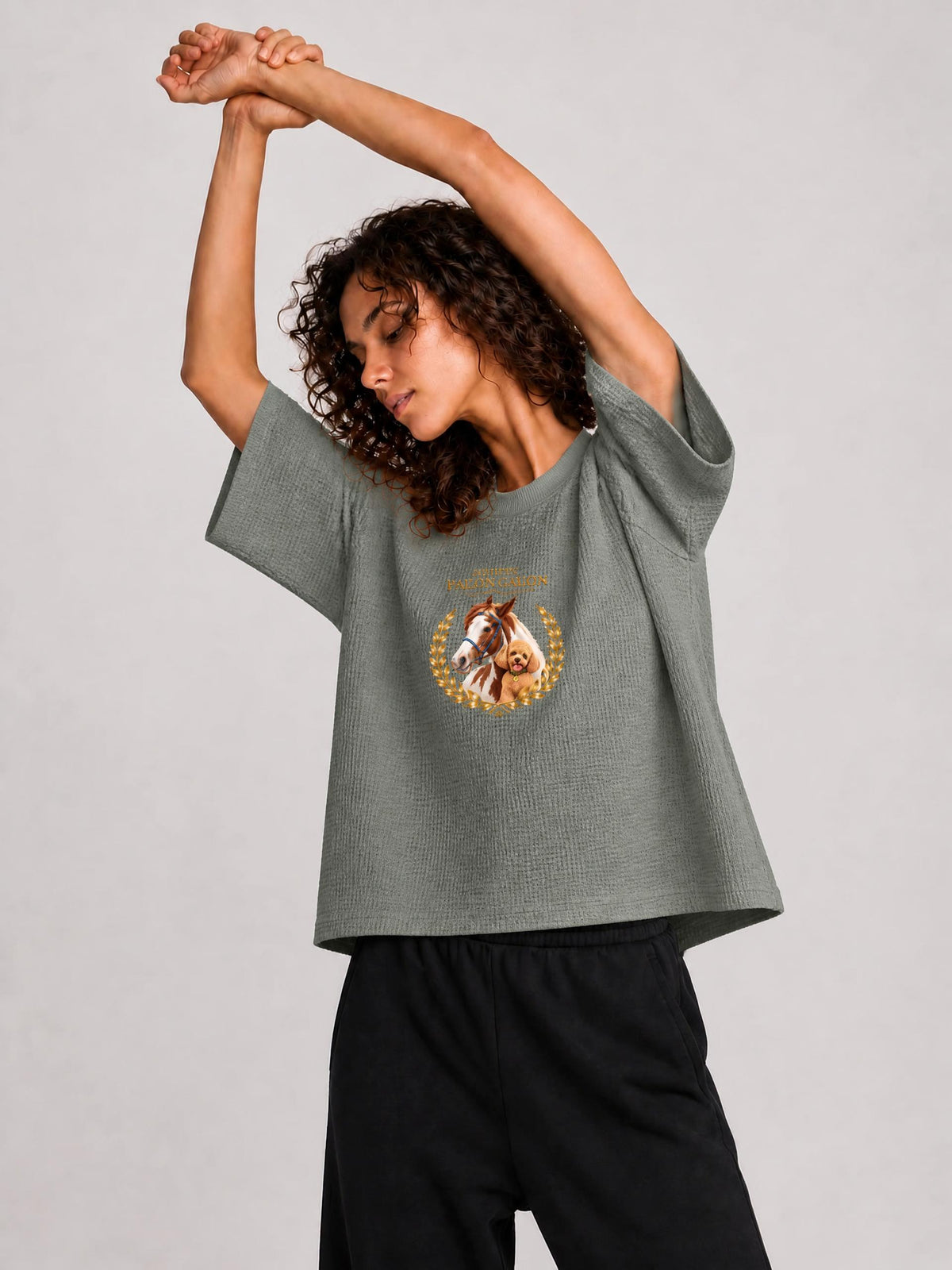 Unisex Waffle Boxy T-Shirt