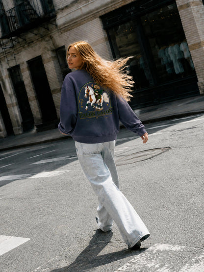 Sun Fade Heavyweight Baseball Jacket